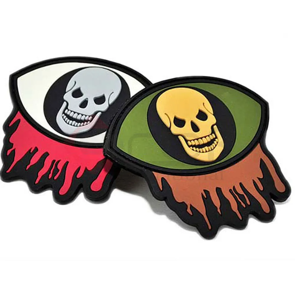 2024 Wholesale Custom Soft Rubber PVC Patch No Minimum Custom 3D PVC Patches Soft Silicone Rubber Logo Badge Patches