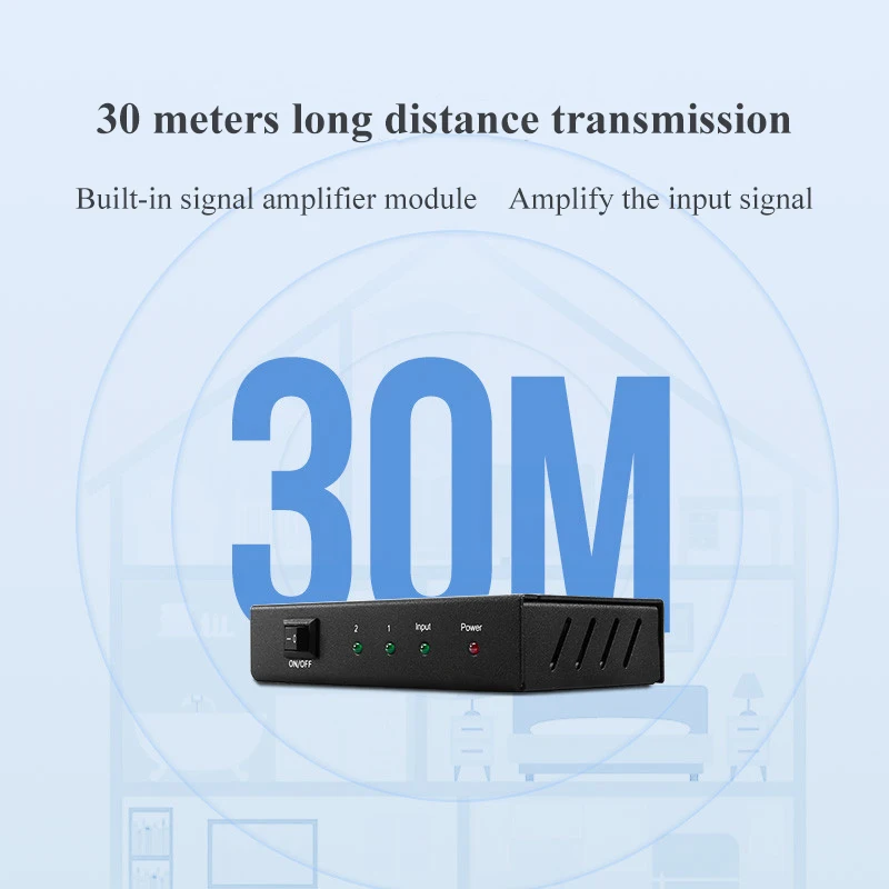 1 to 2 hdtv splitter 2 output hdtv splitter YUV4: 4:4 HDR 4k hdtv splitter 1x2