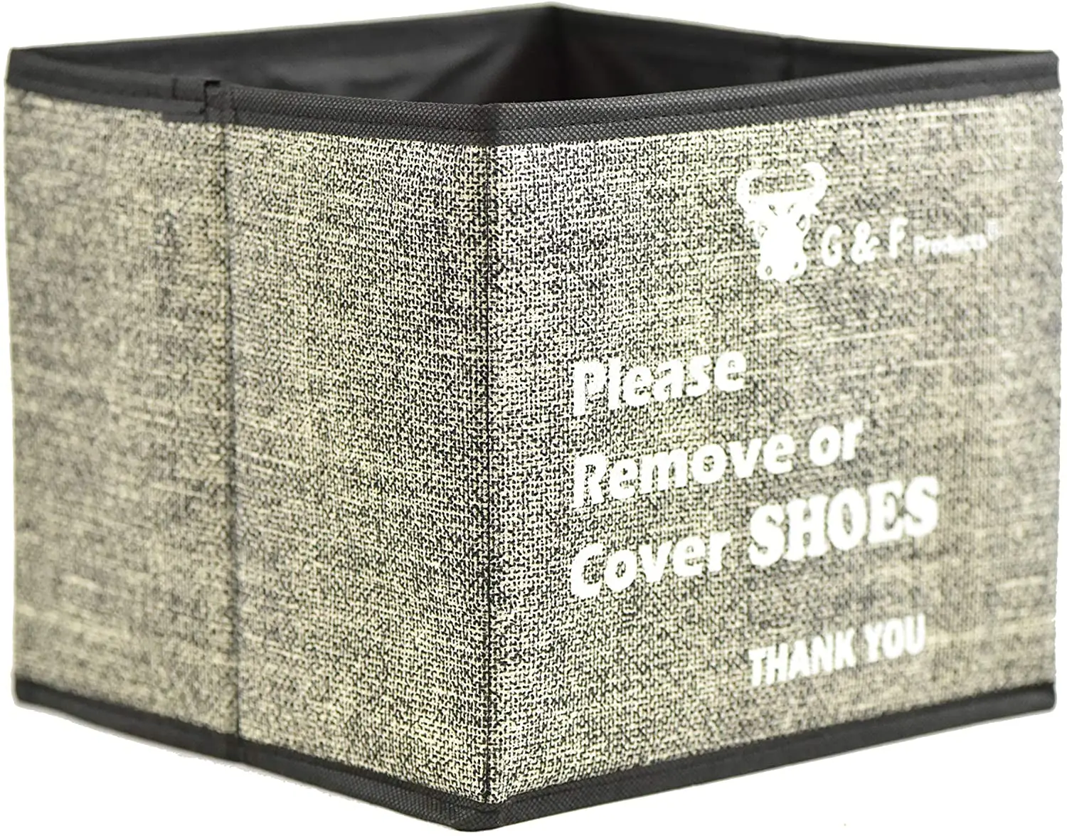 G & F Products 13039  Shoe Covers Box, Foldable Collapsible Shoe Covers Holder Bootie Box holds up to 100 Disposable Shoe Covers