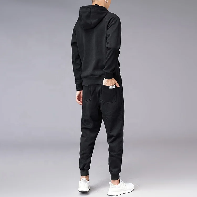 Mens Dropshiping gym wear training customized sweatsuit men jogging sports suits wholesale cheap tracksuit