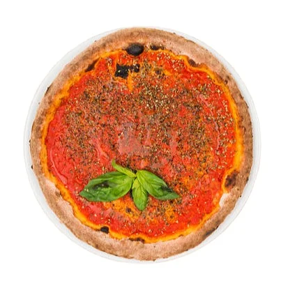 Italian quality 11,42 inch Frozen Handmade seasoned with tomato Neapolitan Pizza Red Crust for food service