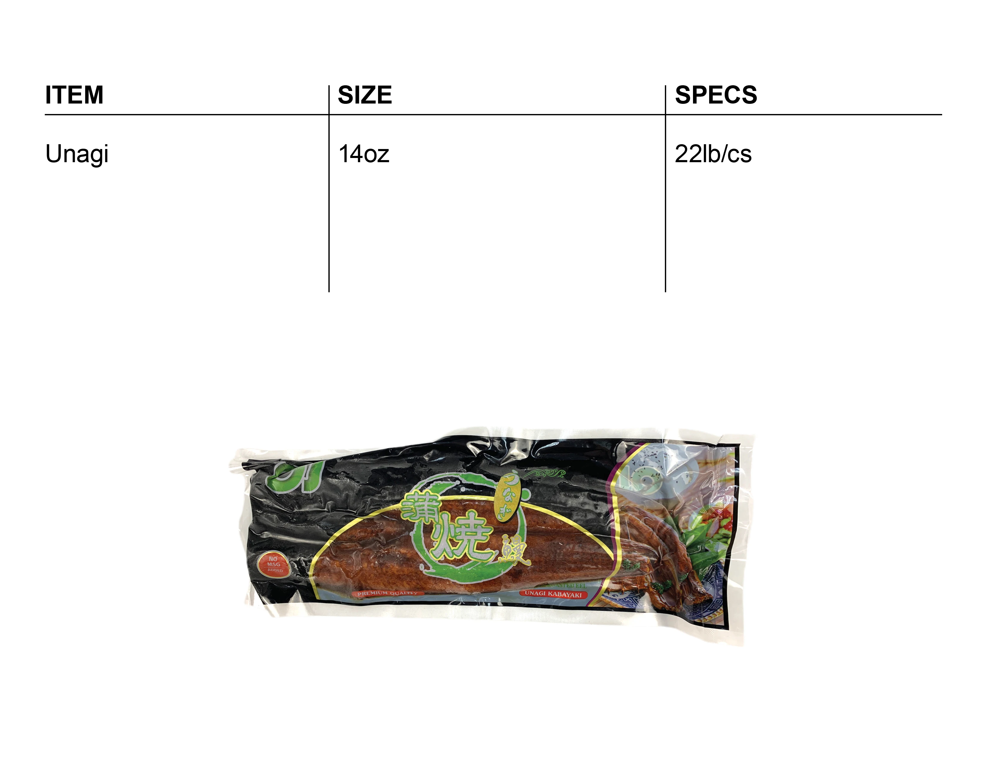 
Frozen Roasted eel unagi Kabayaki roasted eel frozen eel-unagi tray 14oz 