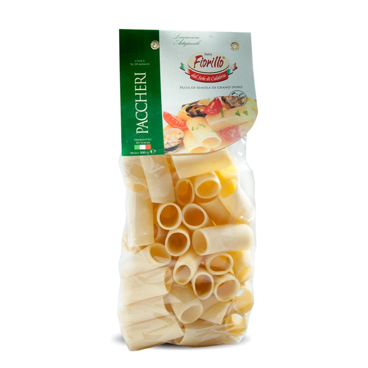 Paccheri Высококачественная Макарон ручной работы из твердой пшеницы, г