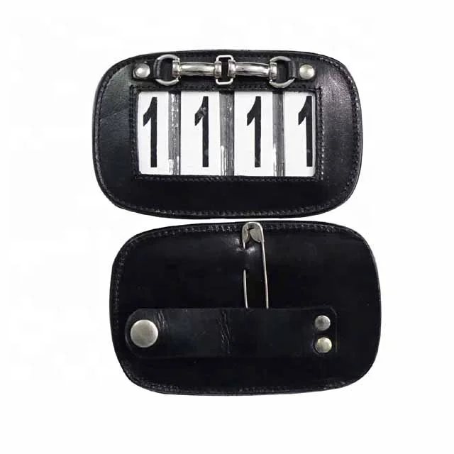 Indian Leather Horse Bridle Black Number Holders