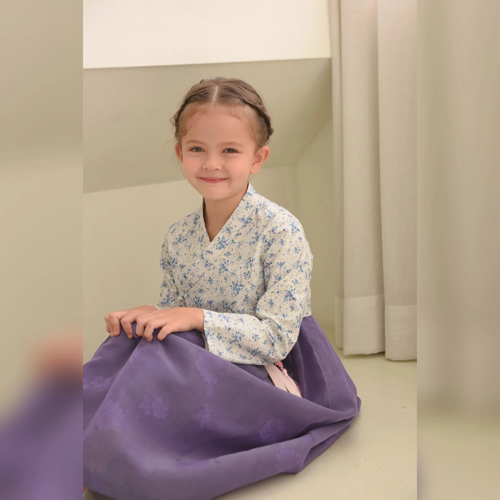 2021 Новое корейское традиционное детское платье Hanbok для девочек