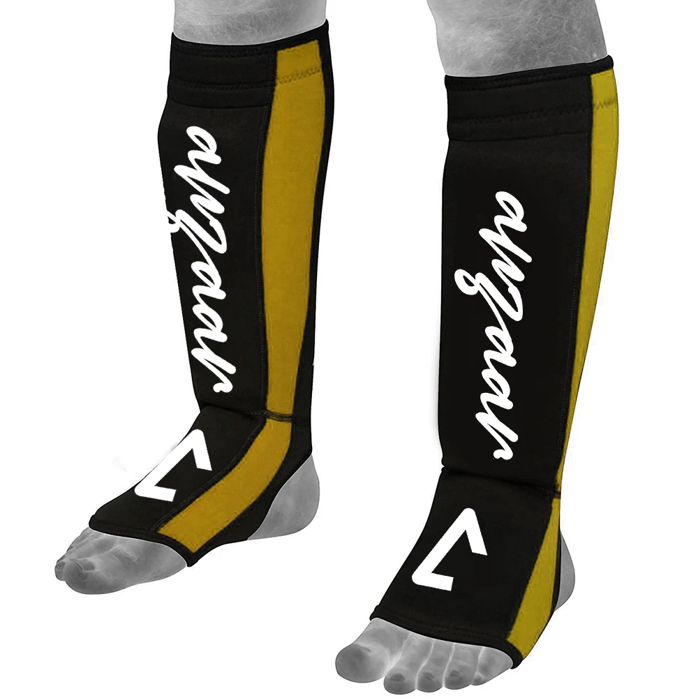 Boxing Shin Guard Shin instep MMA Grappling Training Guards Neoprene