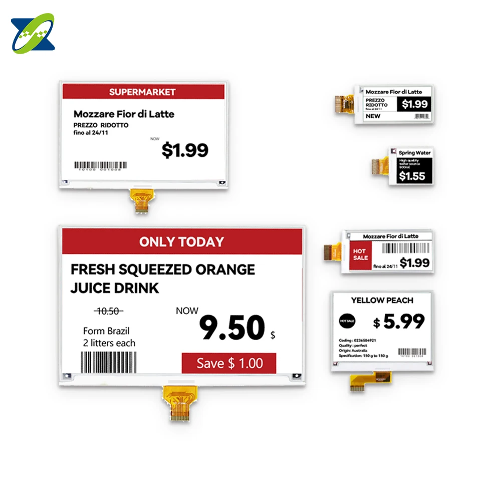 Небольшие мини Беспроводная E-Ink дисплей цветной ценника чернил