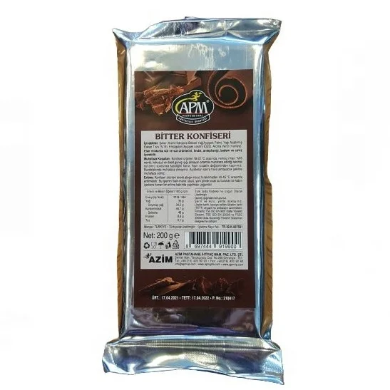 APM Dark Bitter Confiserie Chocolate For Confectionery, Pastry Sectors And Industries