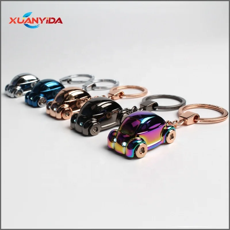 Best seller zinc alloy LED light car key chains for BMW