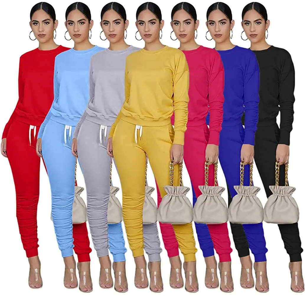 High Quality sweat suit for women wholesale price winter clothing set