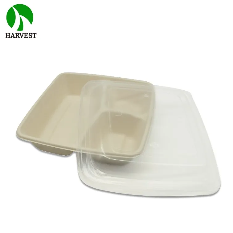 Квадратная Экологически чистая устойчивая биоразлагаемая упаковка для пищевых продуктов 8