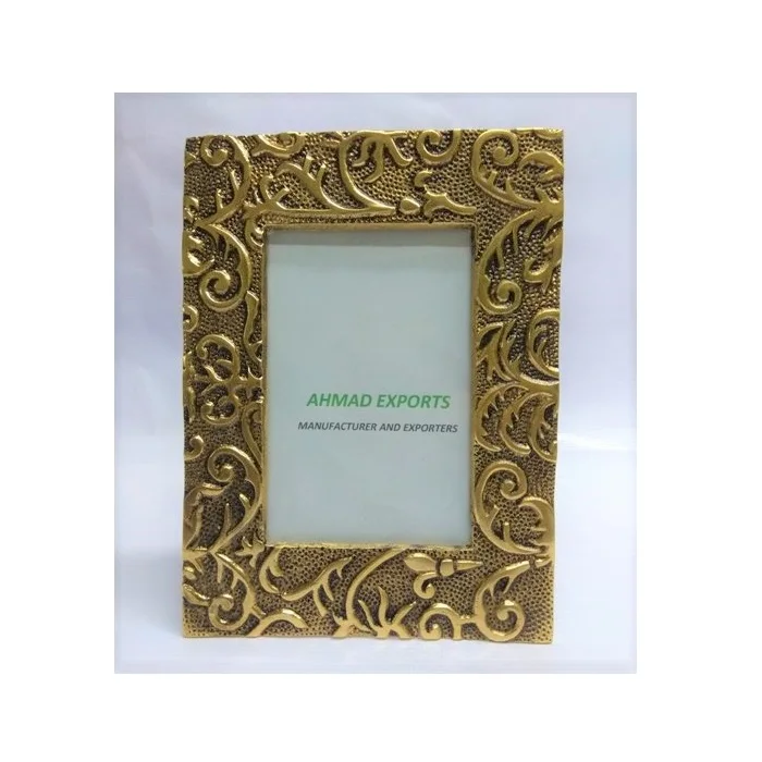 Handmade modern elegant classic unique designer Customized  Nickle Picture Frame For Room Decoration for living room