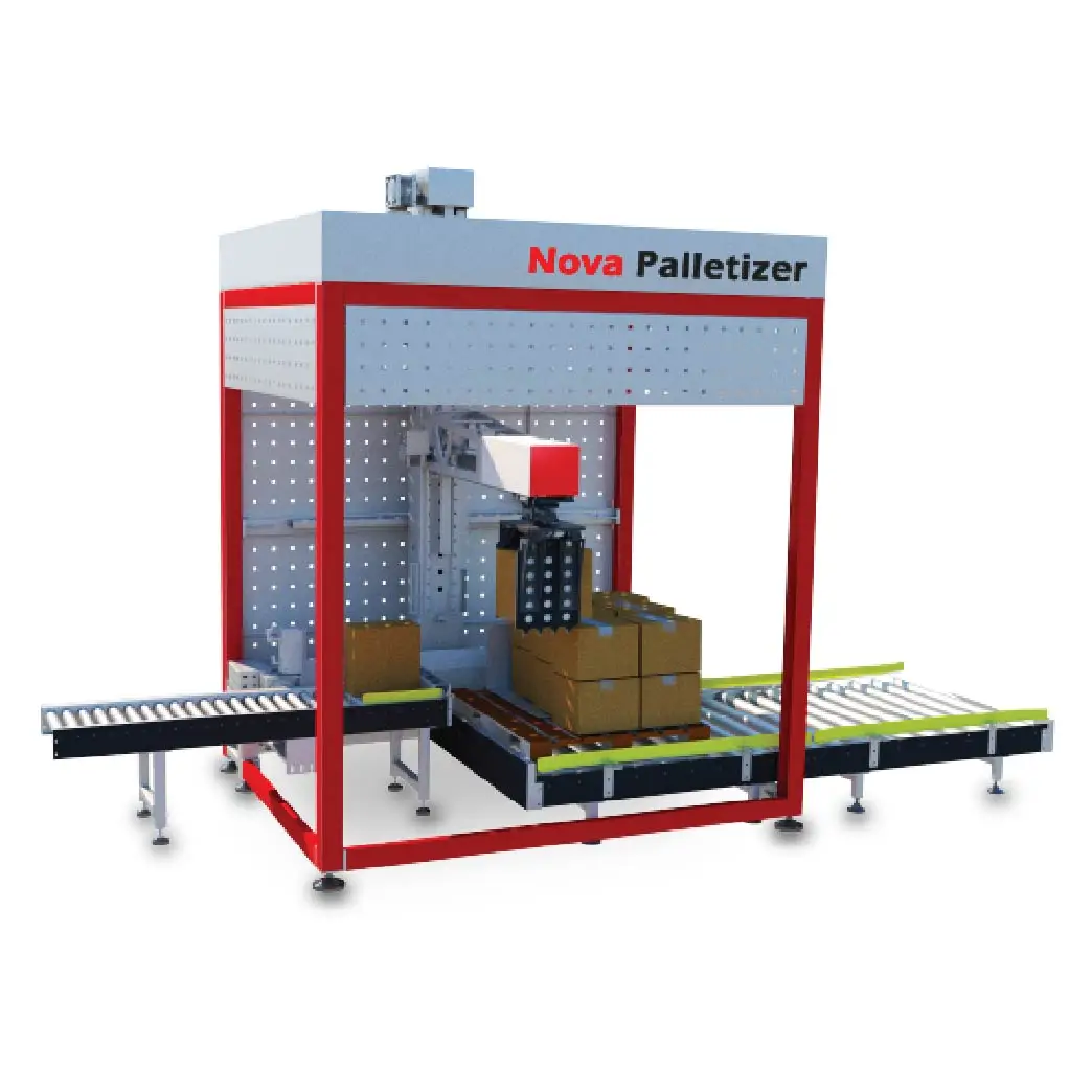 Compact Palletizer Automation Can Depalletizer Robot Applied As Packaging Line
