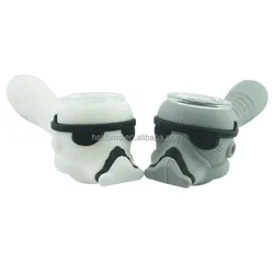 The Newest Soldier Design Silicone Smoking Accessories Tobacco Hand Pipe Glass Bowl Pipes smoking accessories Shop
