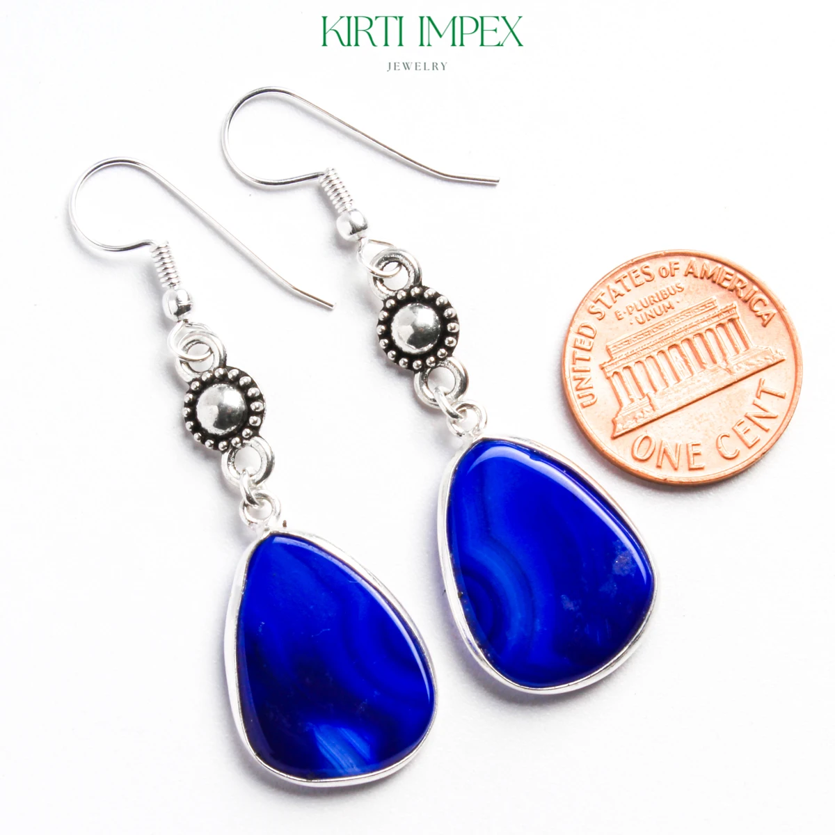 Multi-Color French Wire Wholesale Bezel Set Earrings Silver Plated For America Gift Retailers Bulk Deals Free Shipping