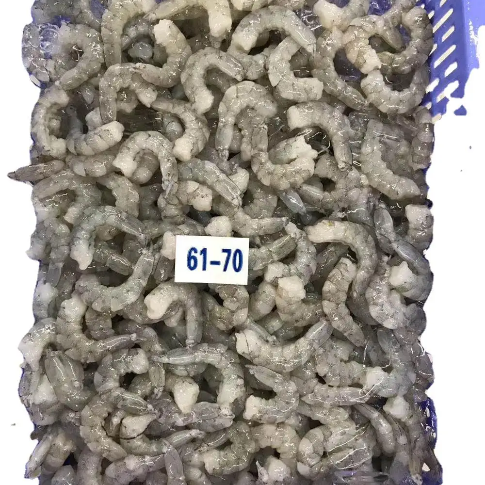 Замороженные очищенные креветки VANNAMEI