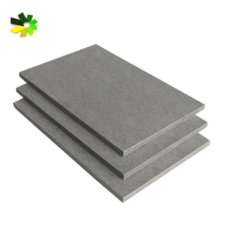 Огнестойкая серая волокнистая цементная доска без асбеста для быстрой установки