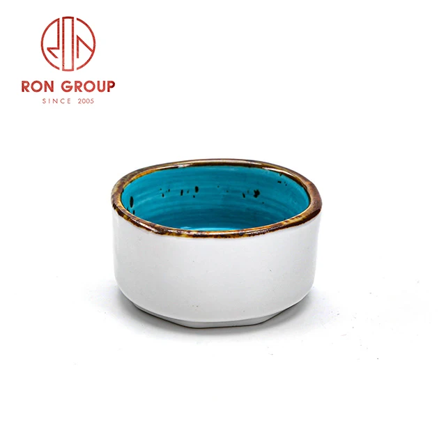 factory price direct sale japanese style restaurant use ceramic plate small porcelain bowls soy sauce dish