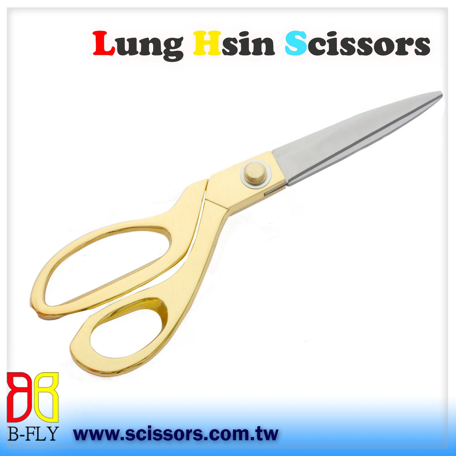 Золотые портновские ножницы