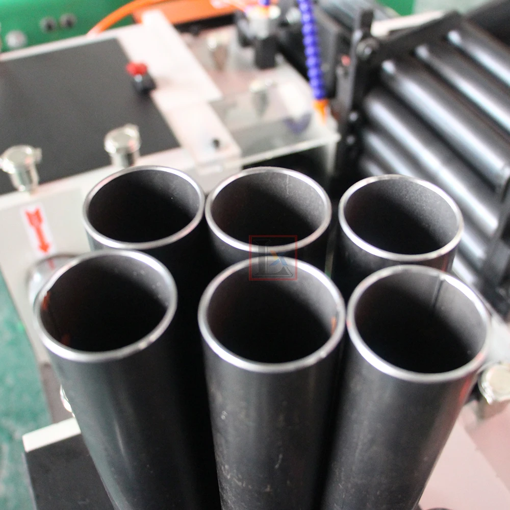 
Wholesale dust free pneumatic automatic cnc rond bar pipe tube double head chamfering machine 