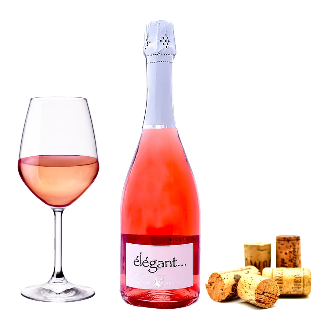 The best Italian Pink Sparkling Wine BRUT ELEGANT Bottle 0,75L | Dry | Made in Italy