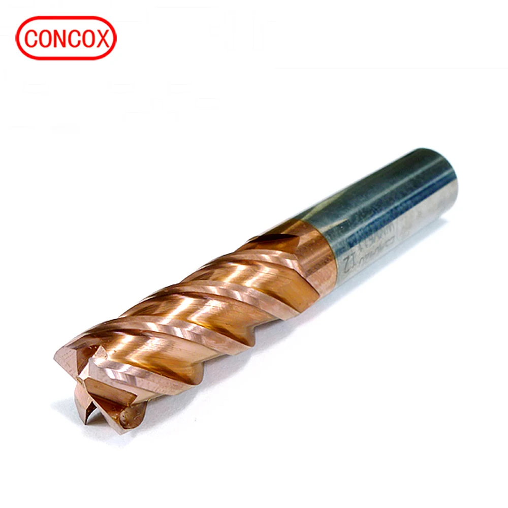 manufacturer carbide end mill milling cutter 4 flute tools for cnc cut