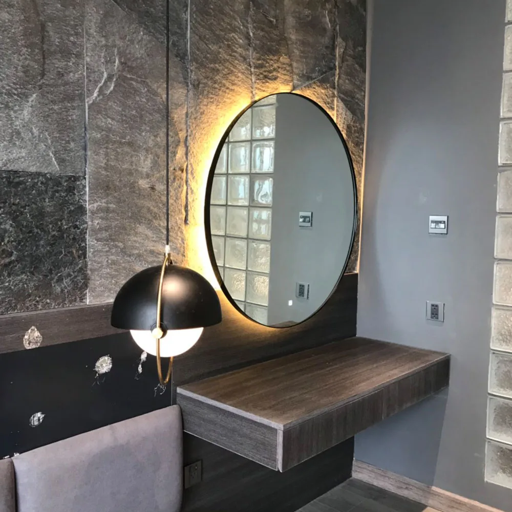 
Wholesale make up light mirror inox frame mirror made in Vietnam 