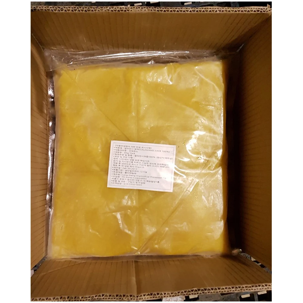 Freezing Calamansi Juice Orange Juice Concentrate For Export From Vietnam