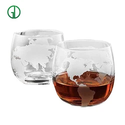Globe decanter set borosilicate glass red wine glass whiskey glass
