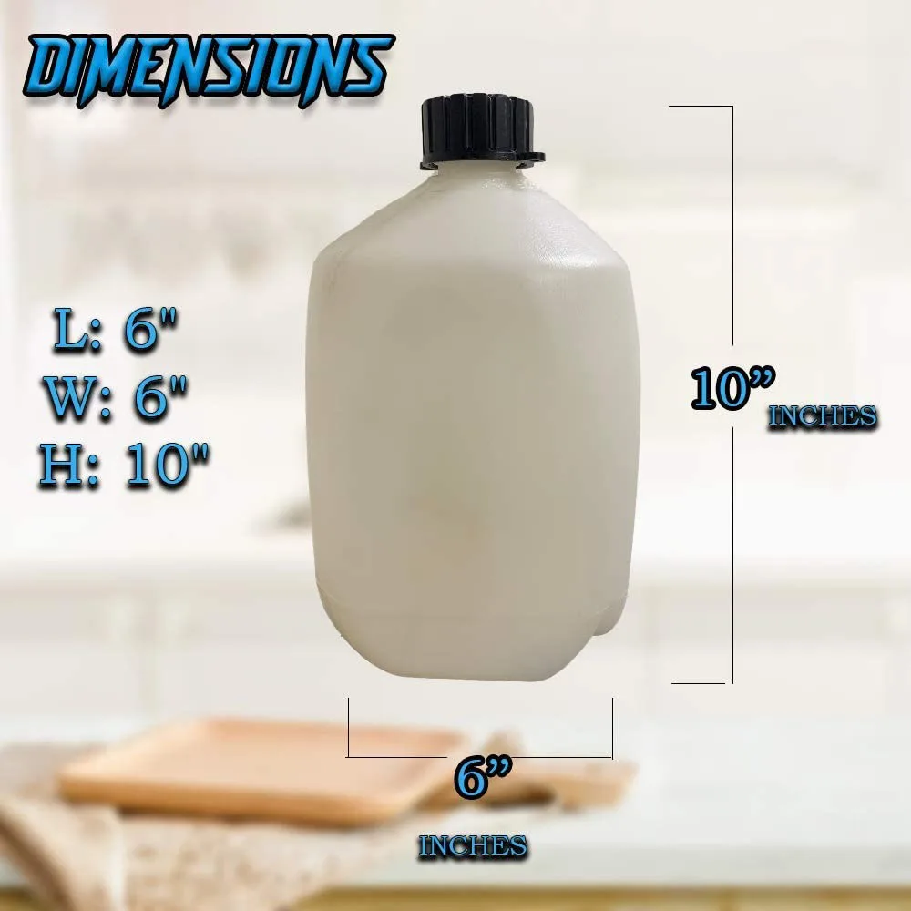 KP KOOL PRODUCTS 1 Gallon Water Bottle & Jug Utility Can Fuel Jugs Automotive Premium Quality