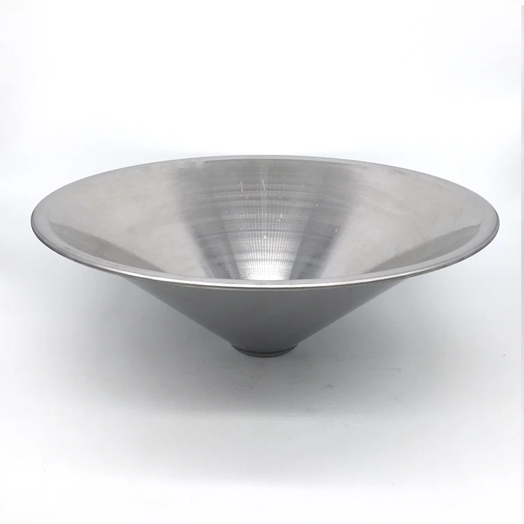 Custom Aluminium Spinning Parts OEM Metal Spinning Product Brass Lamp Shade Cover