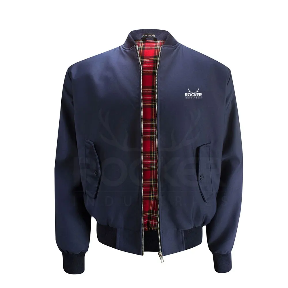 Высококачественные мужские стильные модные куртки-бомберы Харрингтон с длинными рукавами и воротником-стойкой