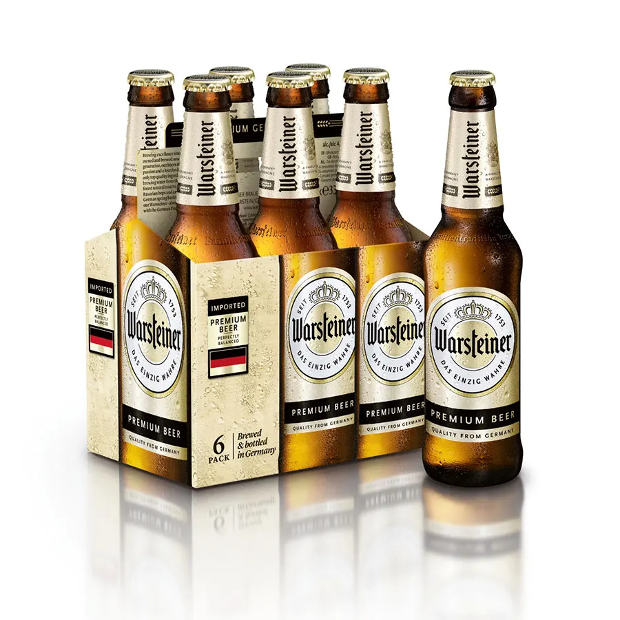 GroBhandelslieferant von Rich Quality 4.8% Warsteiner Bier in Dosen und Flaschen vom Top-Lieferanten