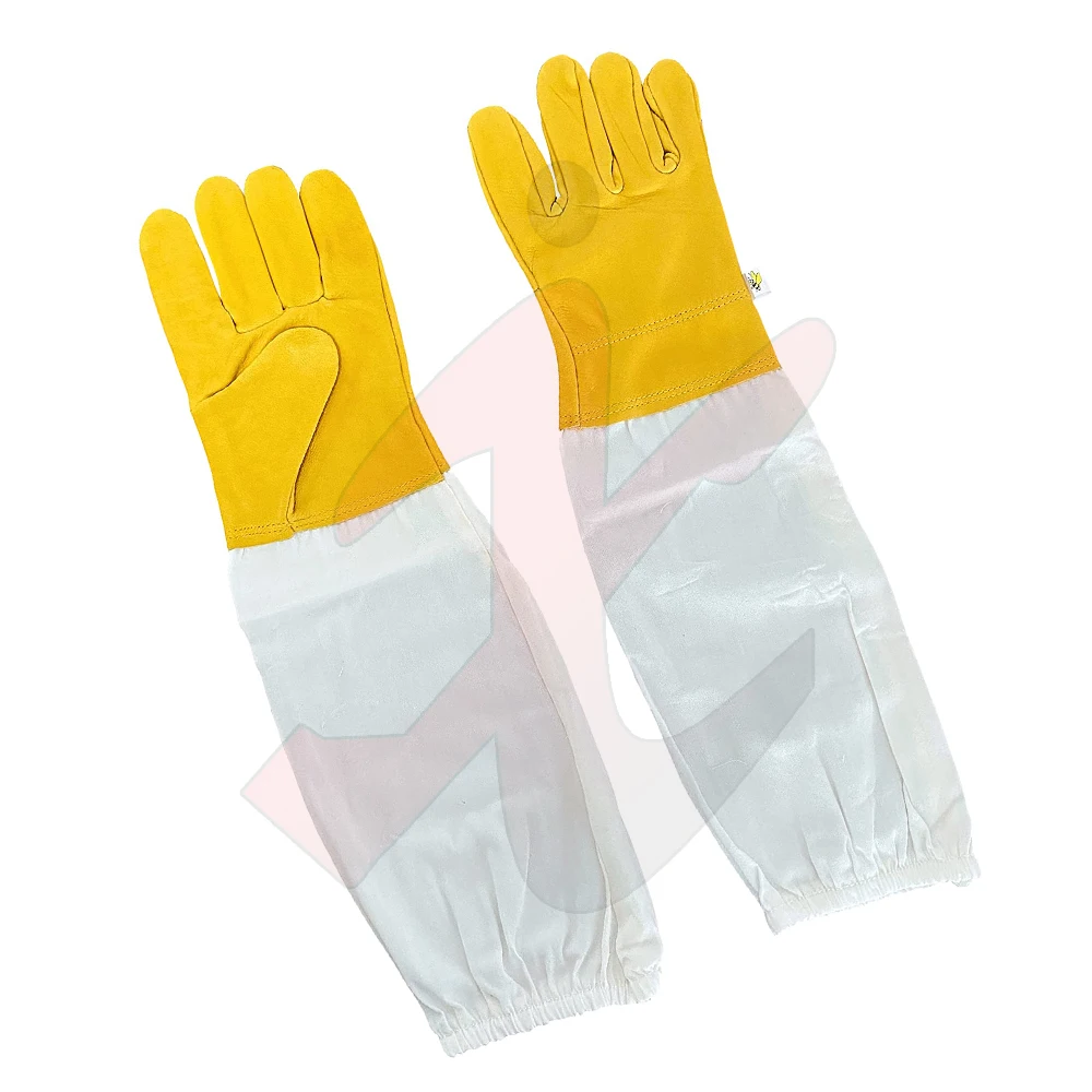 sheepskin beekeeping safety Long Sleeve Work GLOVES Bee Keeping Equipment for beekeeper 2 buyers