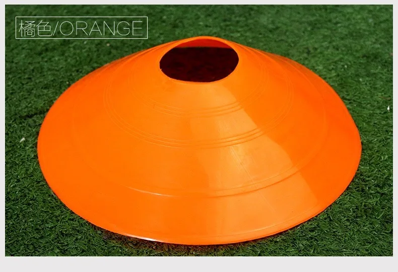 Soccer Cones Marker Training Accessories Sign Flat Pressure Resistant Cones