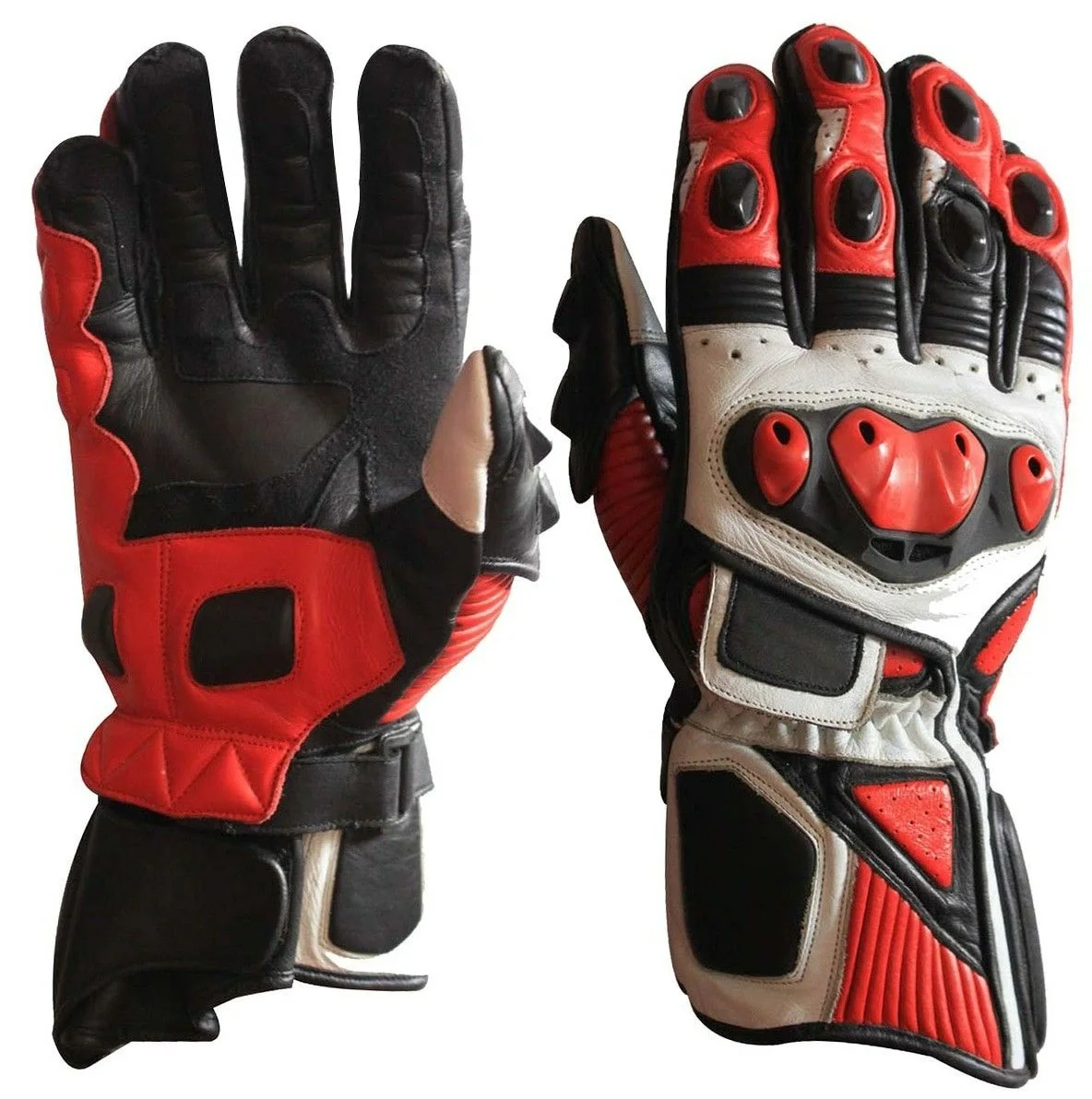 Custom Logo Leather Motor Bike Sports Glove Motorbike Motorcycle Racing Gloves