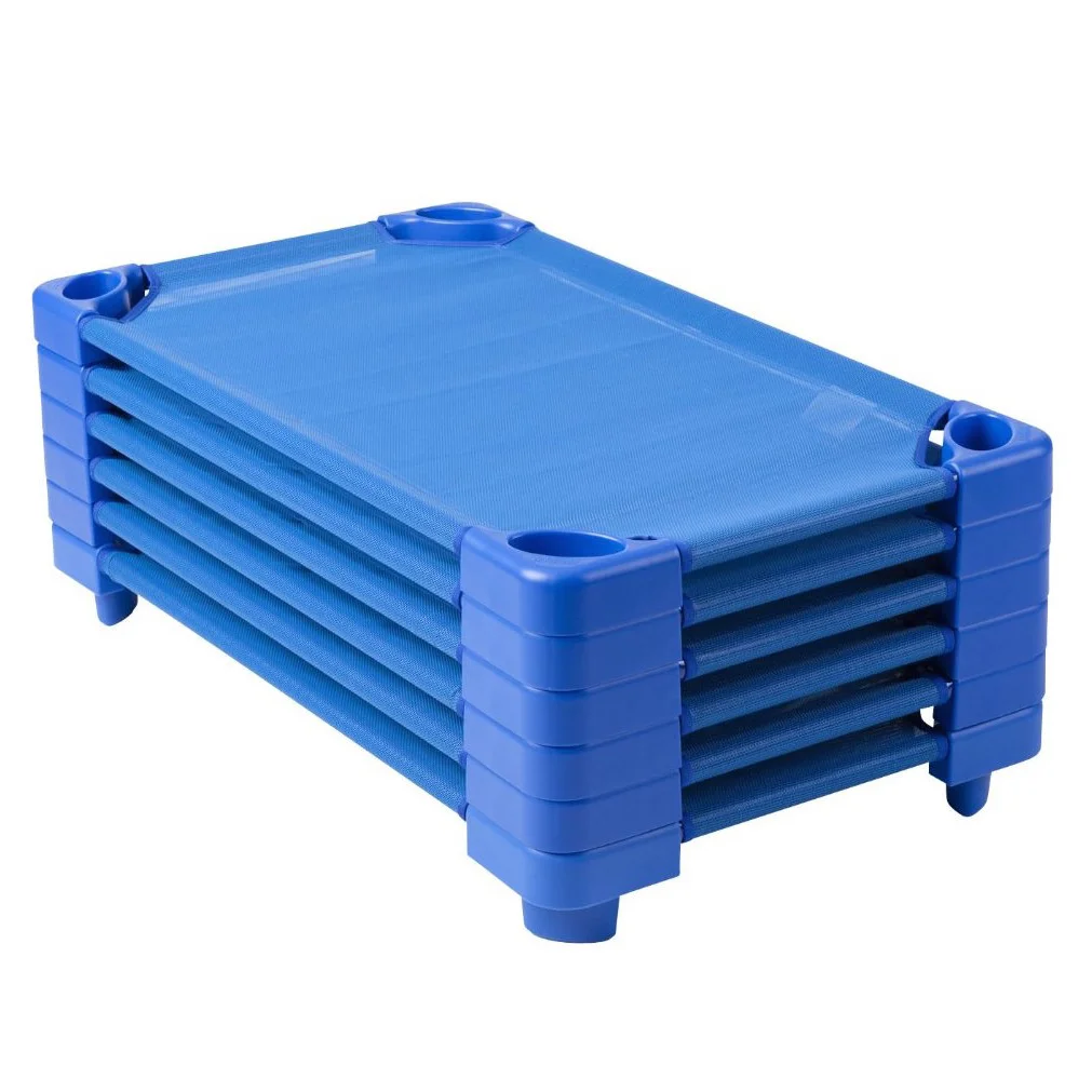 Preschool furniture plastic kindergarten beds for children