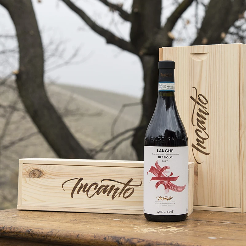 Красное вино Langhe DOC Nebbiolo высокое качество Сделано в Италии готов