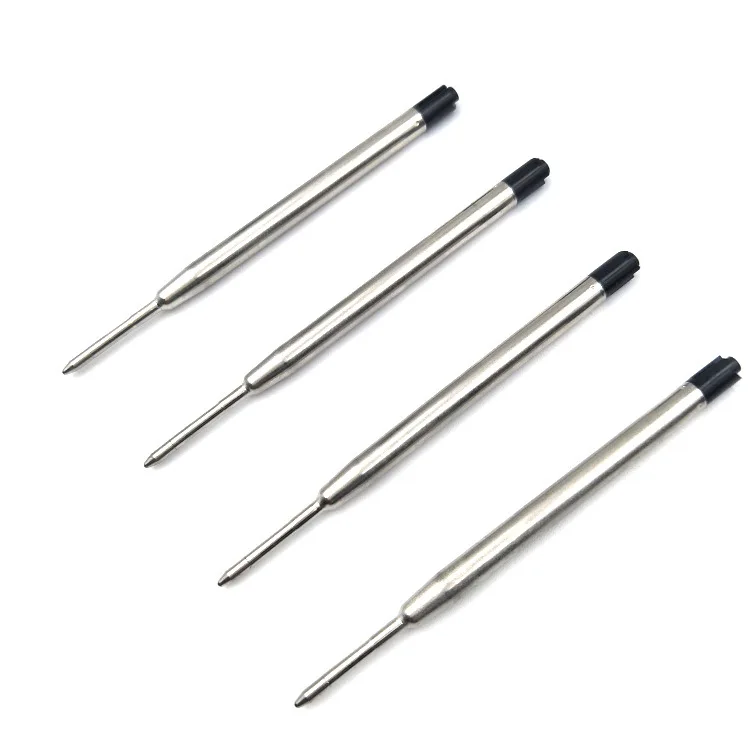 
Haobang 424 - black blue colour metal ball pen refill G2 ink pen refill ballpoint pen refill 1.0mm 0.7mm 