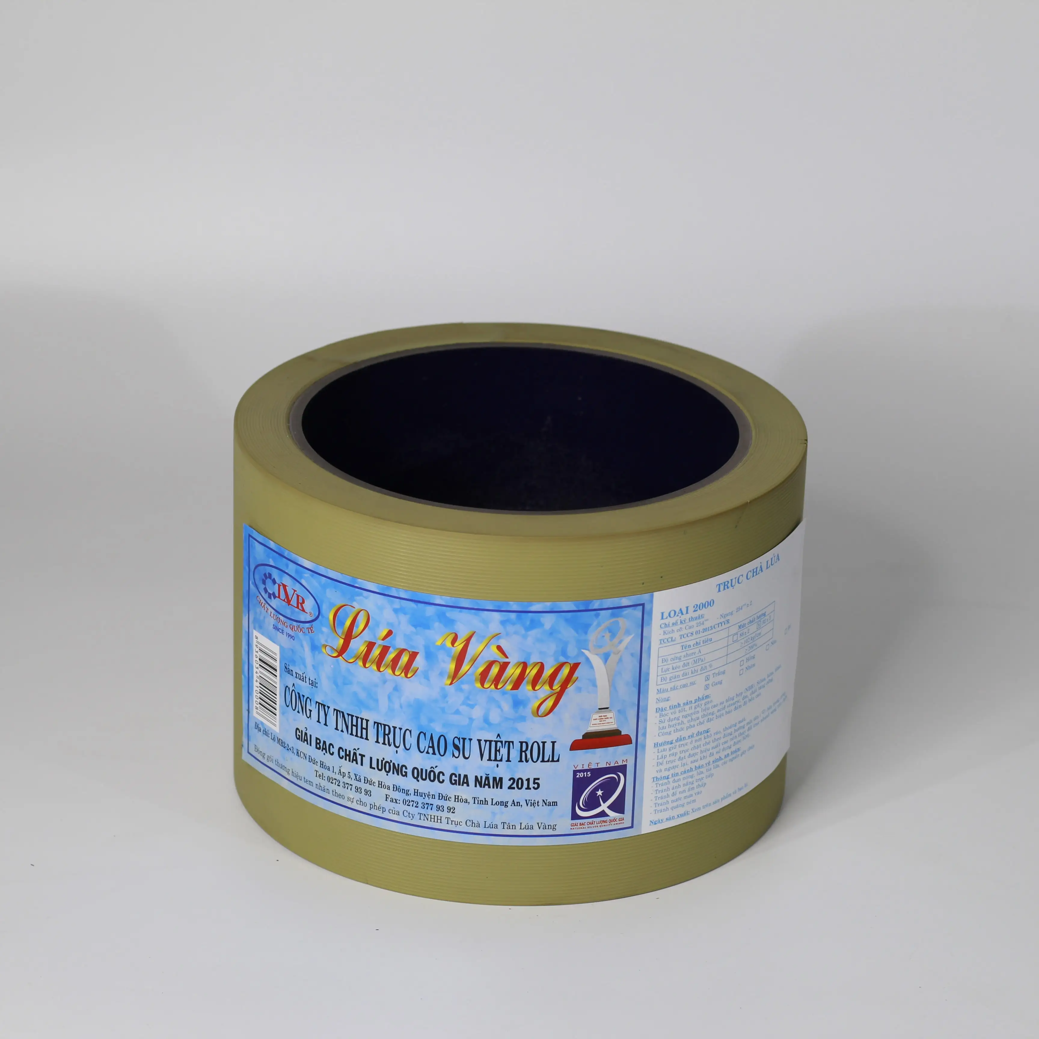 Rice Mill Rubber Roll Quality Rubber Roller Rice Mill Machine Parts 85-95 Shore a Durable NBR