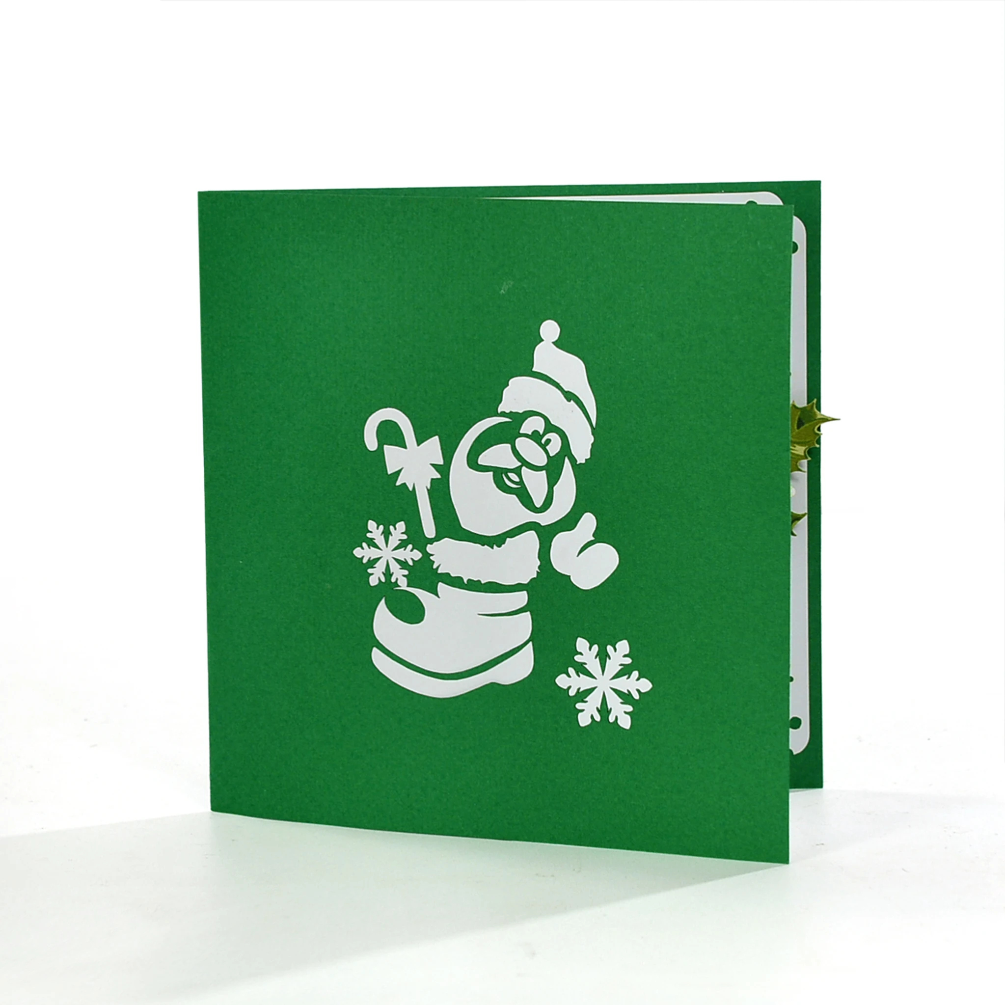 New Model Best Choice Wholesale Bus And Christmas 3D Pop Up Greeting Card Custom Design High Quality and Luxury