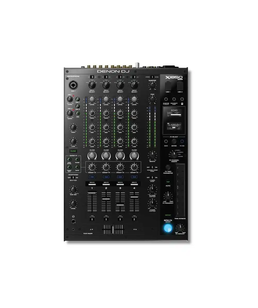 Новые и неиспользованные игроки премиум-класса Denon DJ SC6000M + набор микшеров Denon DJ X1850