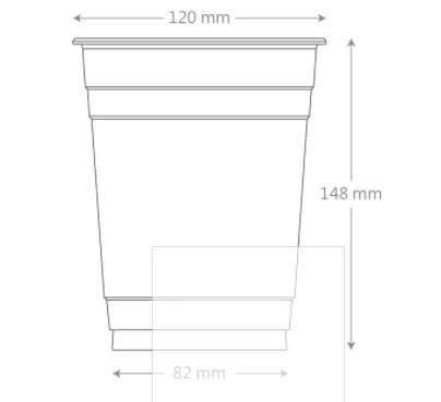 960 мл 32 унции шейкер чашка для молока с крышками пластиковые чашки печать логотипа Одноразовая Напитков PP