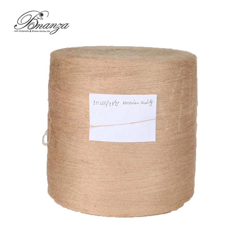 High Quality 10Lbs & 1ply Hessian Quality Jute Yarn from Bangladesh
