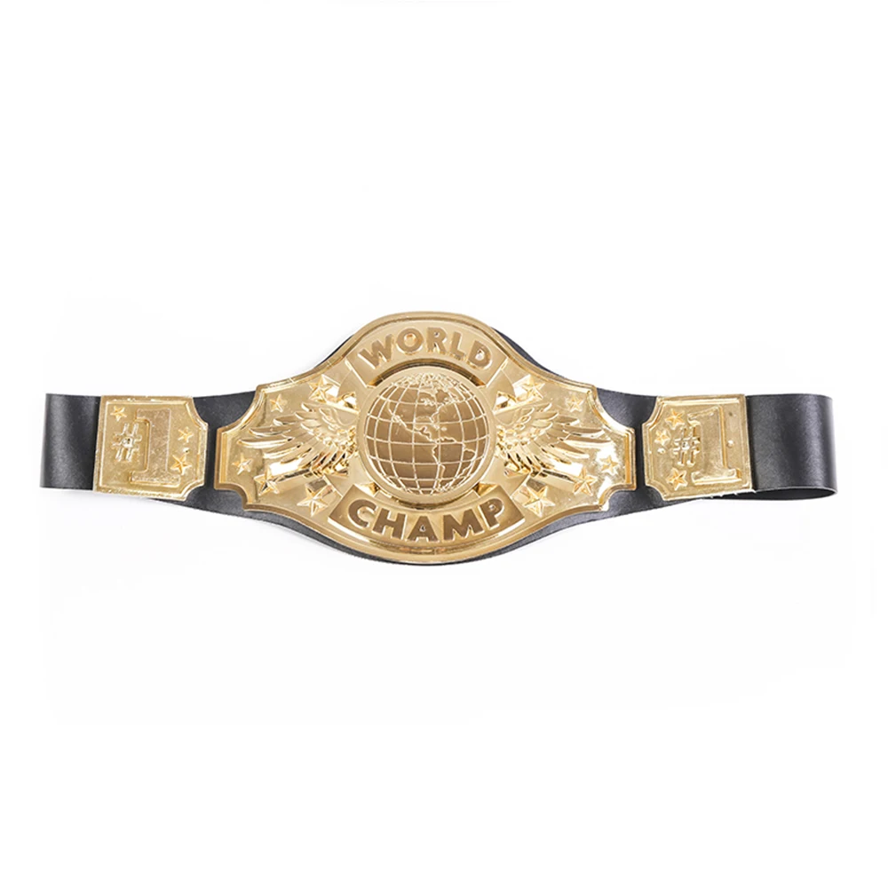 Championship Belt Blank Sublimated Buckle Leather United WWF Judo Boxing Championship Belt.