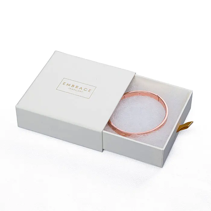 
Custom Logo Luxury Paper Bangle Ring Necklace Jewelry Packaging Box 