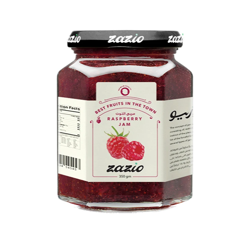 Factory Bulk Seasonings and Condiments Jam Raspberry Hexagonal Jam 340g Zazio