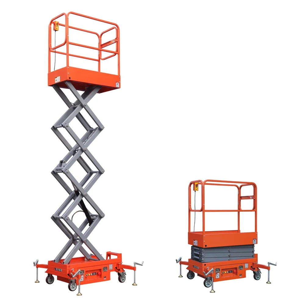 200kg portable 5 meter platform scissor lift