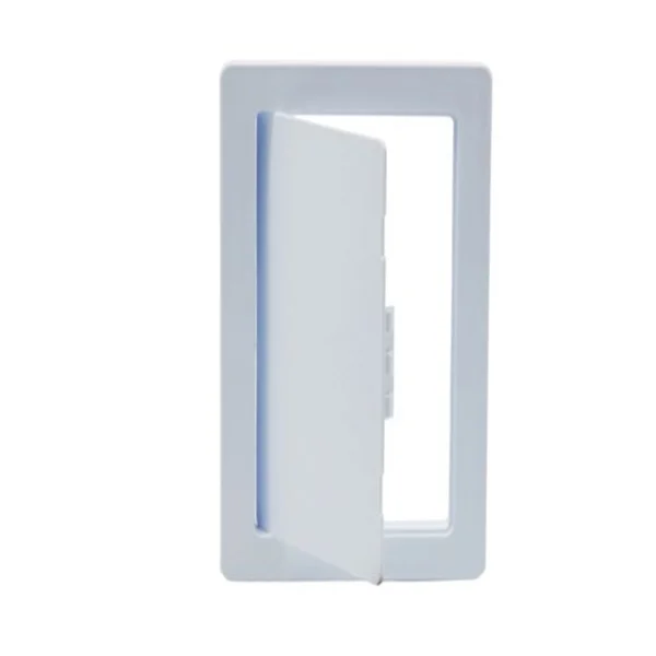 Concealed Mechanical Hinge 4x6 plastic access panel for drywall