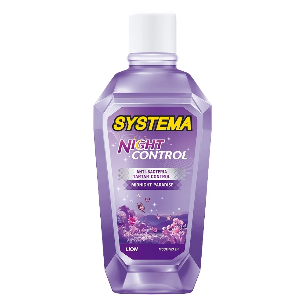 SYSTEMA Mouthwash Night Control Midnight Paradise Formula